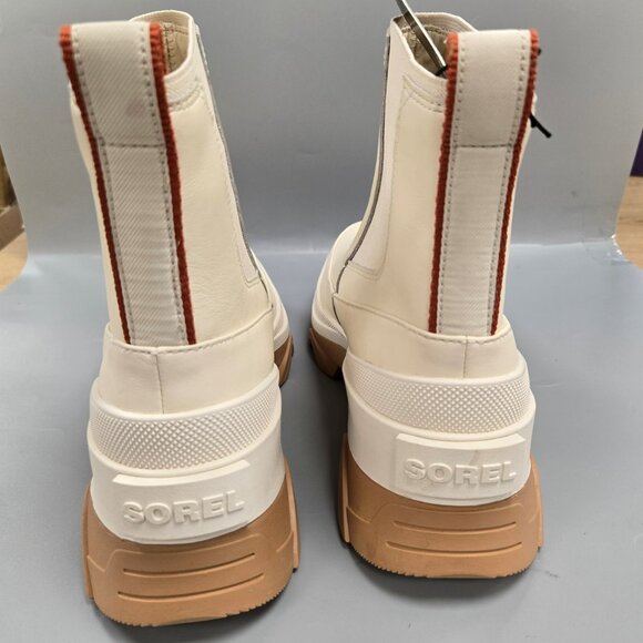 Sorel Ankle Boots in Cream and Tan - Picture 9 of 14